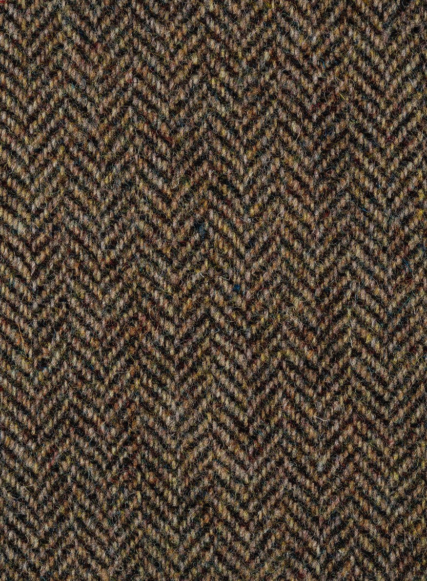 Harris Tweed Brown Herringbone Fabric | FWD 1719-A2 – Harris Tweed ...