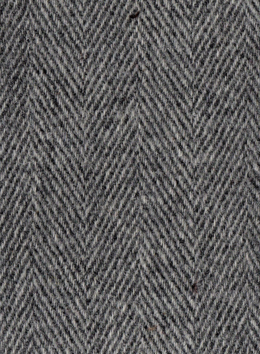 Harris Tweed Grey Wide Herringbone Fabric | FWD 1905-A1 – Harris Tweed ...