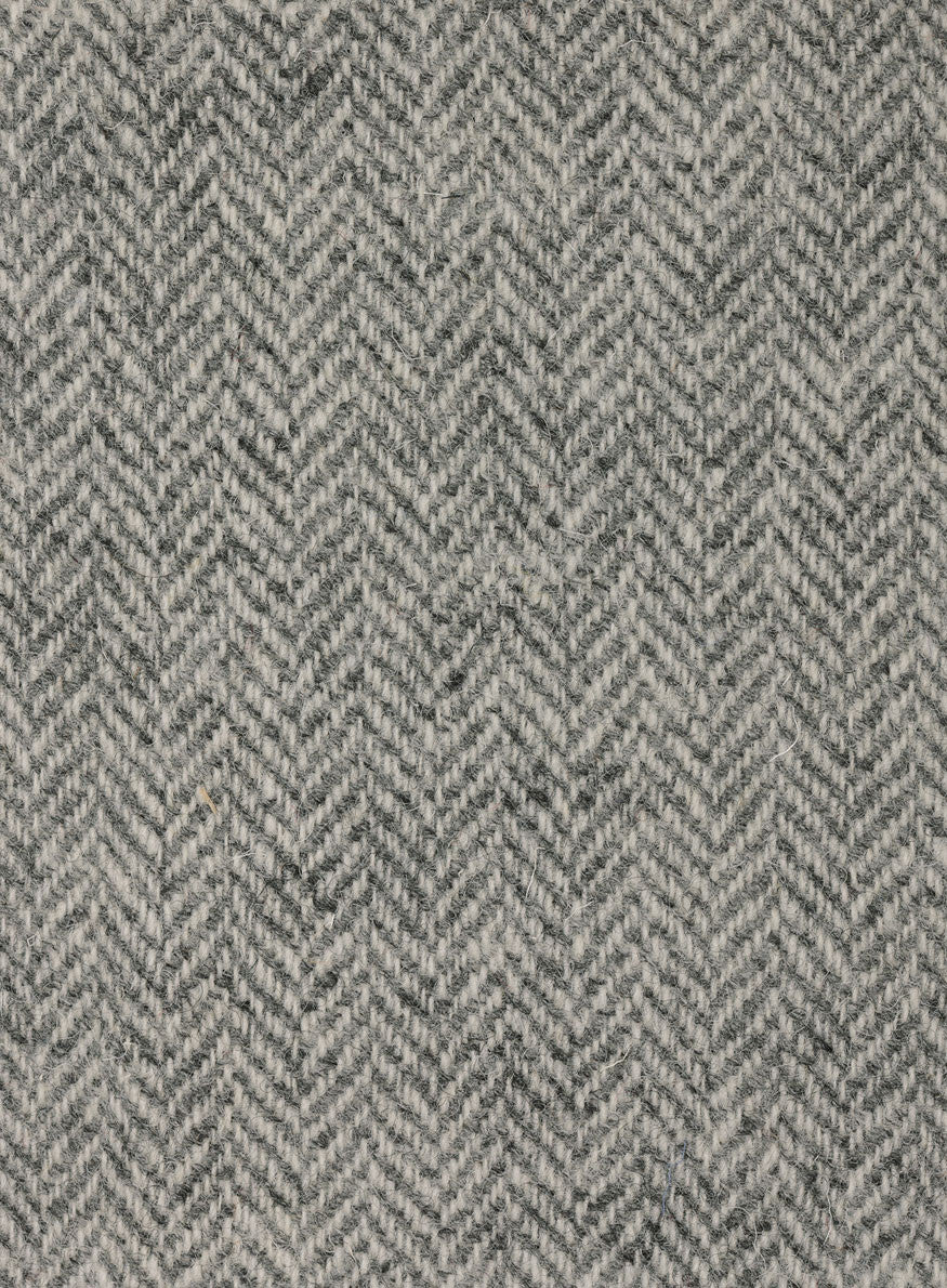 Harris Tweed Grey Herringbone Fabric | FWD HA200-H4 – Harris Tweed ...