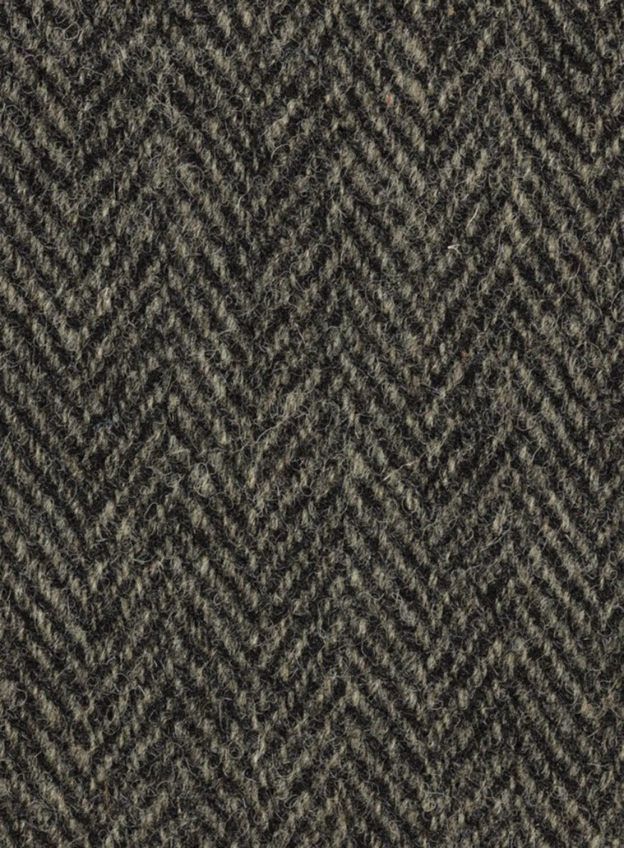 Harris Tweed - Grey Herringbone Fabric | FWD HA204-D3 – Harris Tweed ...