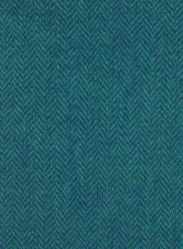 Harris Tweed FWD HTHS-03 green and blue herringbone fabric.