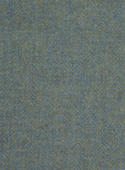 Harris Tweed FWD HTHS-08 blue and green herringbone fabric.