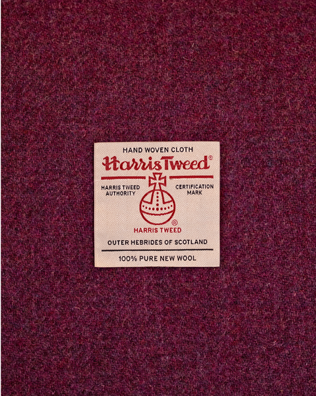 Harris Tweed ウール 首輪・リード 赤 (A0217) 犬用品