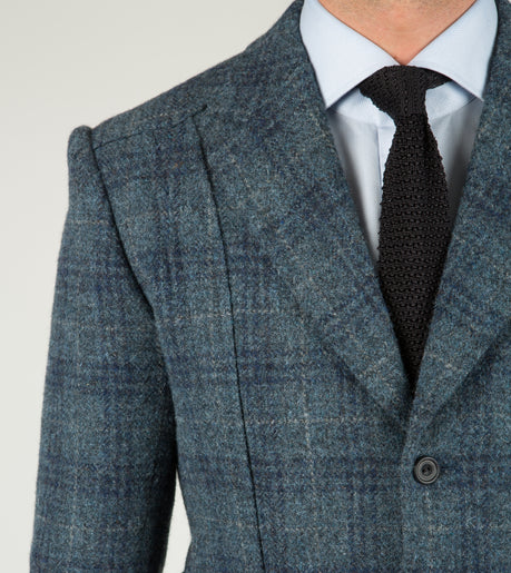 MEDICOM TOY - BE@RBRICK HARRIS TWEED HEBRIDES BLUE 1000％