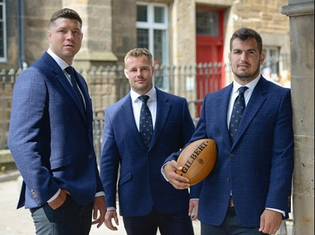 Exclusive Harris Tweed fabric designs for Scottish Rugby by Harris Tweed Hebrides and Walker Slater 