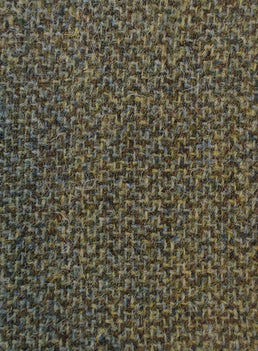 Harris Tweed Green Herringbone Fabric FWD 2304-C3.
