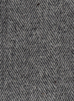 Harris Tweed Grey Herringbone Fabric FWD 1905-A1.