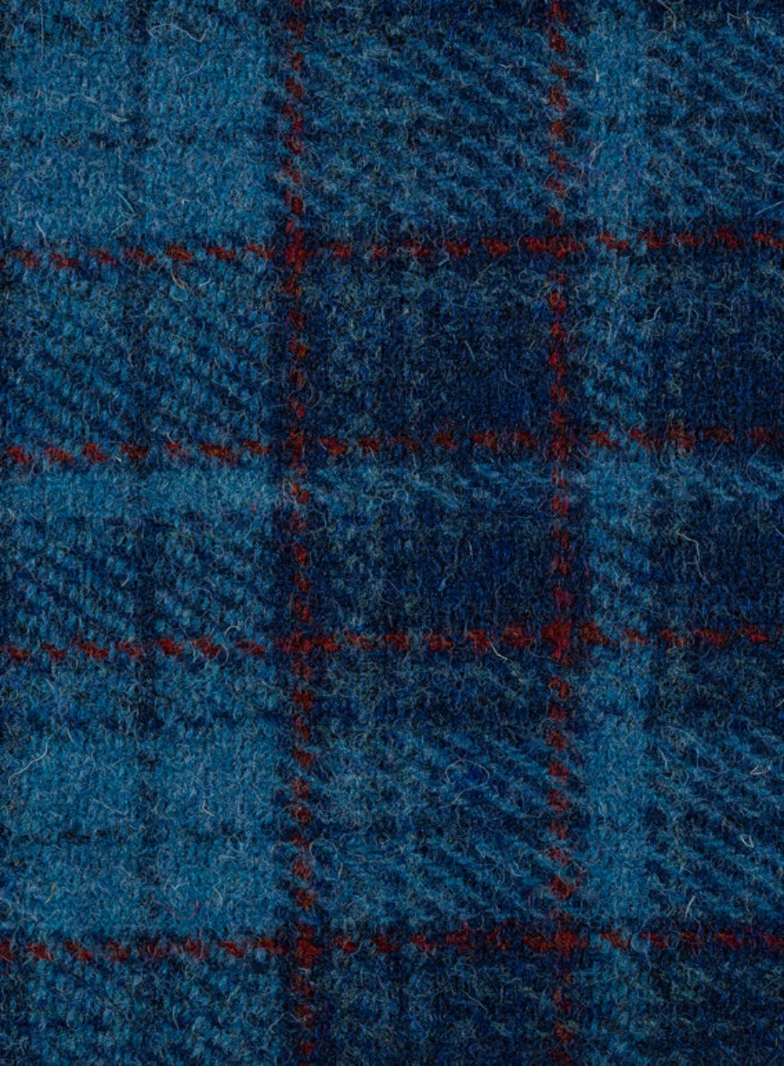 Blue Tartan Harris Tweed Fabric - FWD 1907-B2 – Harris Tweed Hebrides Ltd