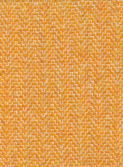 Harris Tweed FWD 2108-C5 orange herringbone fabric.