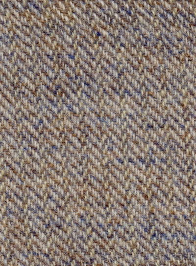 Harris Tweed White & Beige Herringbone Fabric FWD 2109-A3.