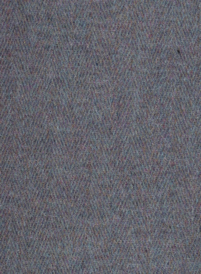 Harris Tweed MWD FURN18-101 green and blue herringbone fabric.