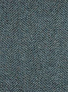 Harris Tweed Hebrides FWD HTHS-74 blue herringbone fabric.