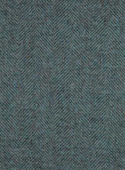 Harris Tweed Hebrides FWD HTHS-74 blue herringbone fabric.