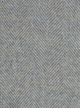Harris Tweed MWD FURN18-85 blue herringbone fabric.