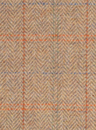 Harris Tweed MWD FURN18-99 beige herringbone fabric.