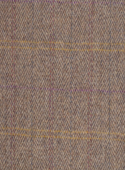 Harris Tweed Beige Herringbone Fabric MWD FURN20-03.