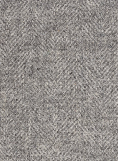 Harris Tweed Grey Herringbone Fabric MWD FURN20-05.