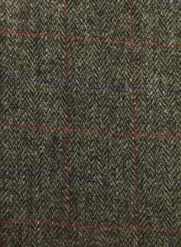 Harris Tweed Grey Herringbone Fabric FWD G730-D10.