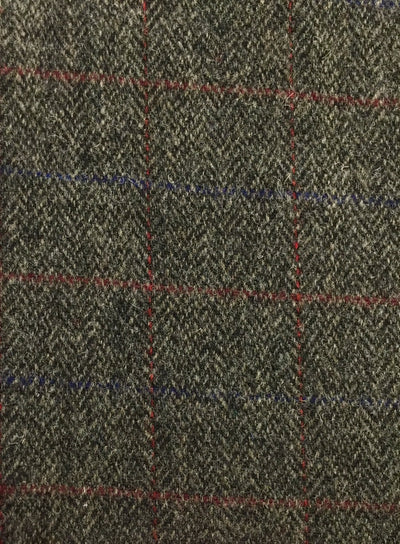 Harris Tweed Grey Herringbone Fabric FWD G730-D10.