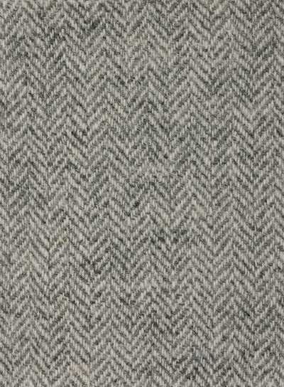 Harris Tweed FWD HA200-H4 grey herringbone fabric.