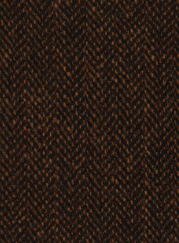 Harris Tweed Brown & Black Herringbone Fabric FWD HA201-H1.