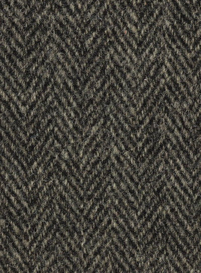 Harris Tweed - Grey Herringbone Fabric FWD HA204-D3.