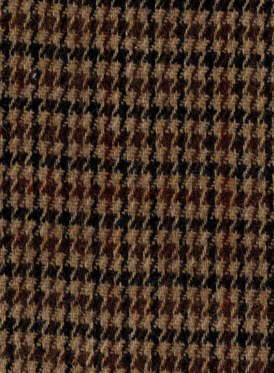Harris Tweed Beige Dogtooth Fabric