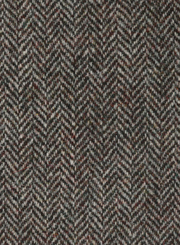 Harris Tweed Brown Herringbone Fabric FWD HA217-A3.