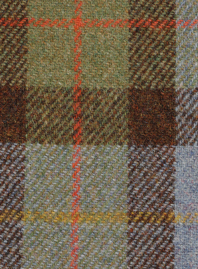 Harris Tweed Macleod Blue and Green Tartan Fabric Various Sizes With  Authenticity Labels 