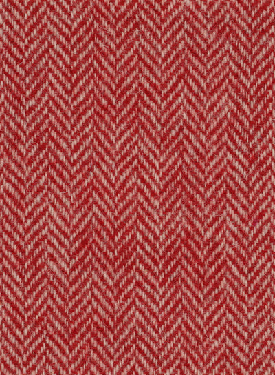 Harris Tweed FWD HB-W-CR pink and red herringbone fabric.
