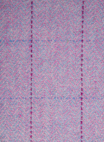 Harris Tweed Pink Herringbone Fabric FWD HTHS-26.