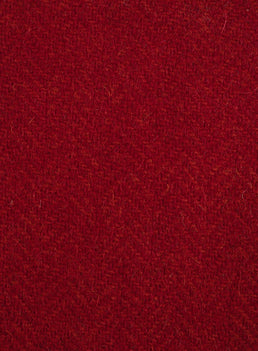 Harris Tweed FWD HTHS-46 red herringbone fabric.