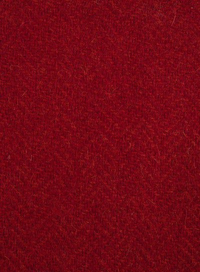 Harris Tweed FWD HTHS-46 red herringbone fabric.