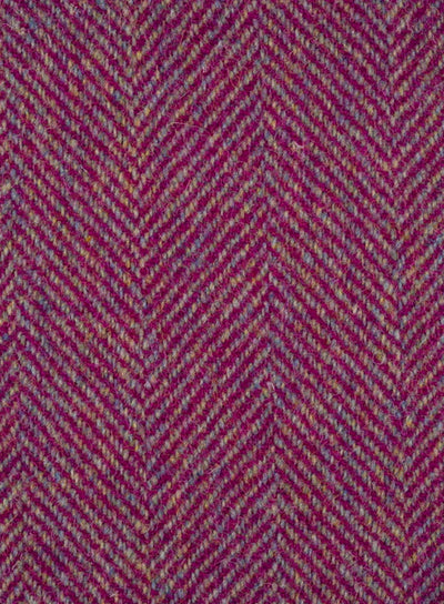 Harris Tweed FWD HTHS-65 pink herringbone fabric.