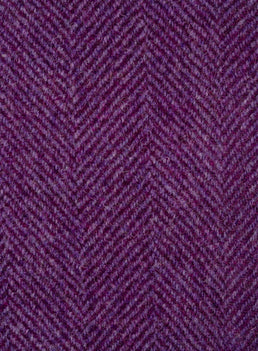 Harris Tweed FWD HTHS-67 purple herringbone fabric.