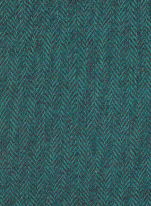 Harris Tweed FWD HTHS-04 green herringbone fabric.
