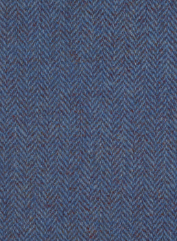 Harris Tweed FWD HTHS-07 blue herringbone fabric.