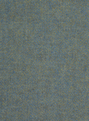 Harris Tweed FWD HTHS-08 blue and green herringbone fabric.